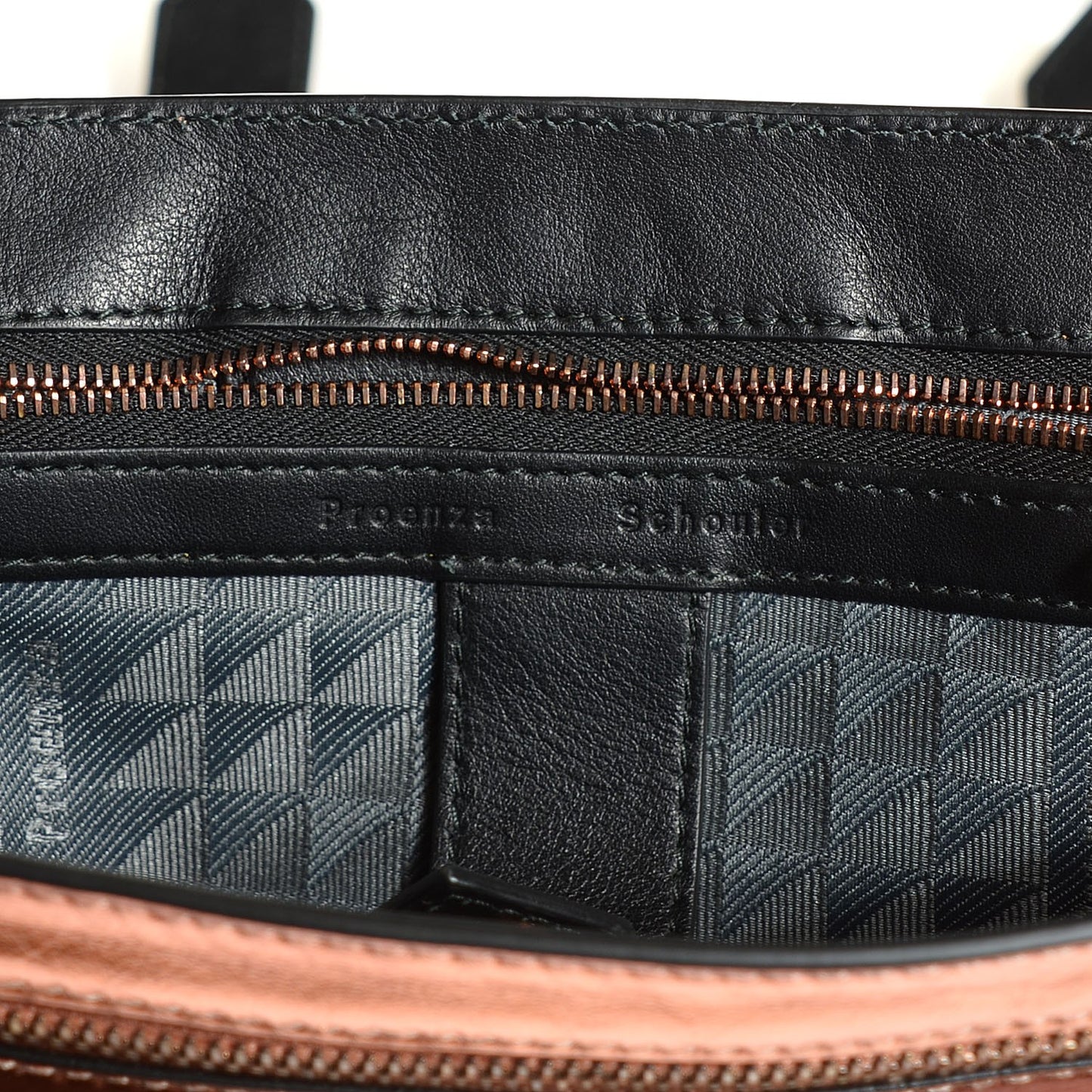 Metallic Lambskin PS1 Medium Satchel Copper