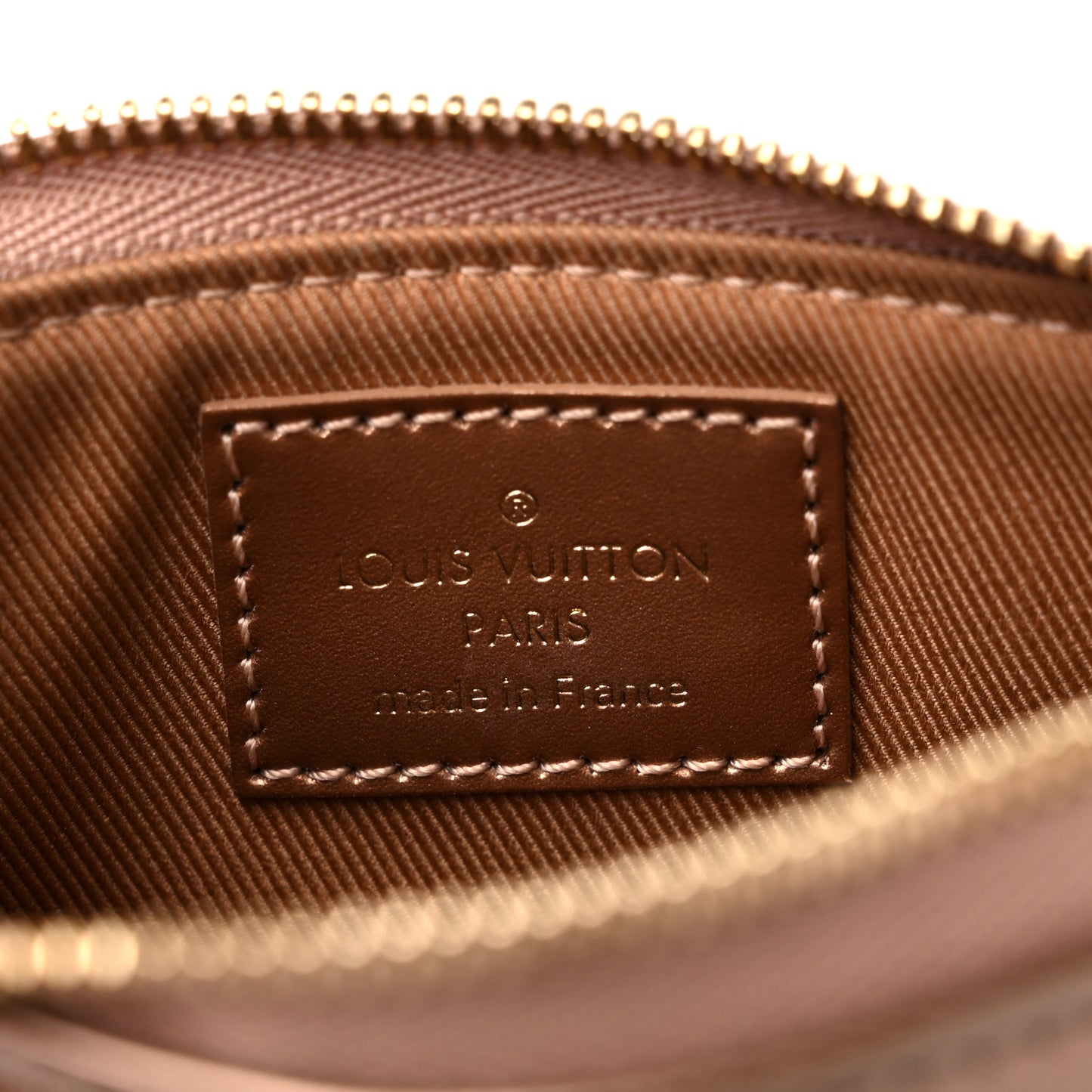 Metallic Vernis Mini Pochette Accessories Rose Gold