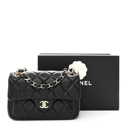 Chanel Calfskin Quilted Pocket Chic Flap Bag Black 11 of 11