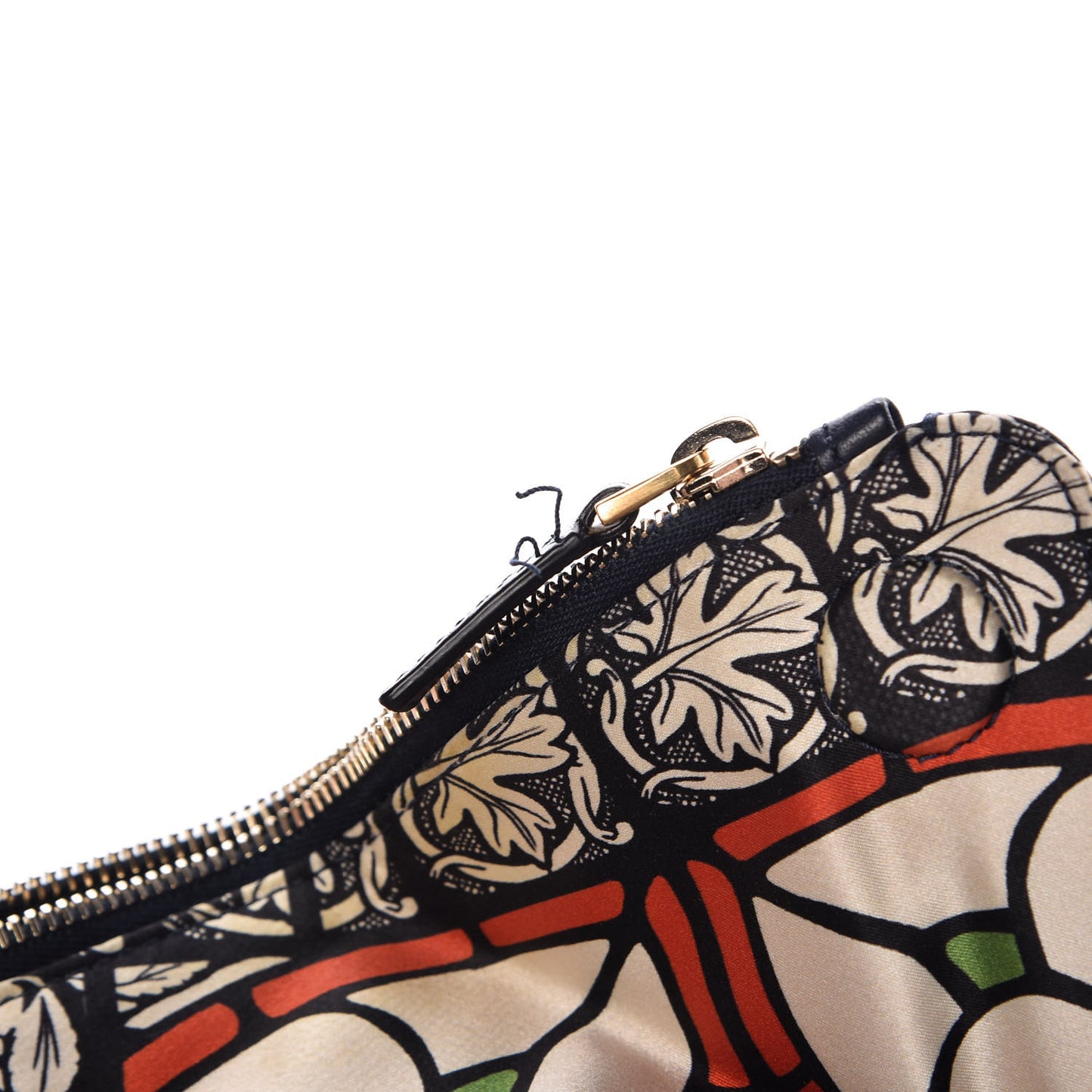 Silk Stained Glass De Manta Clutch White