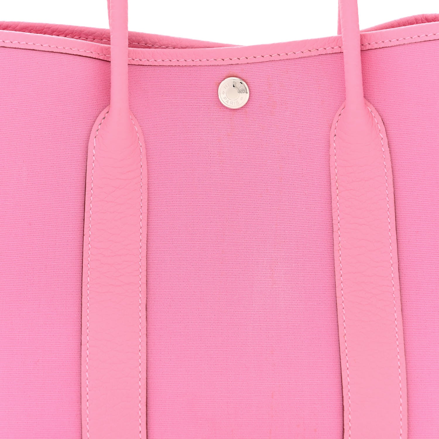 Hermes Toile Officier Vache Country Garden Party 30 TPM Pink 8 of 11