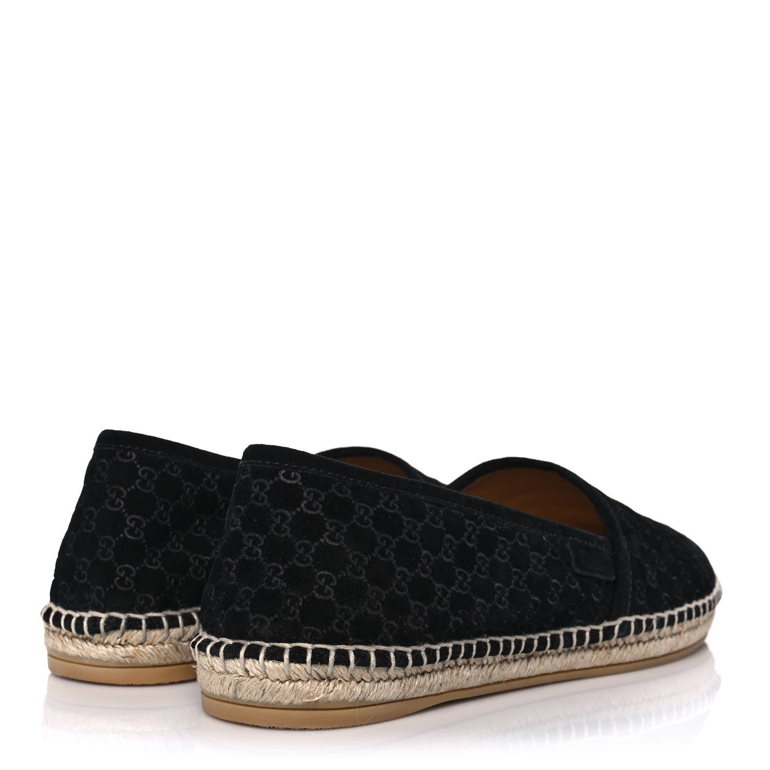 Gucci Suede Microguccissima Espadrilles 39.5 Black 4 of 7
