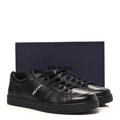Prada Vitello Soft Mens Sneakers 12 Black 10 of 10