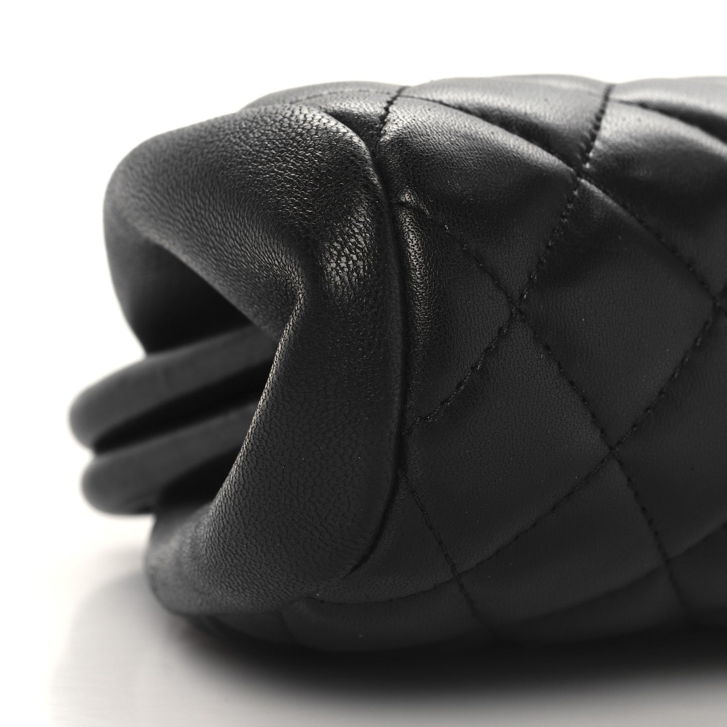 Lambskin Quilted Timeless Clutch Black