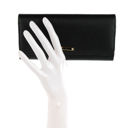 Fendi Vitello Elite Continental Wallet Black 2 of 8