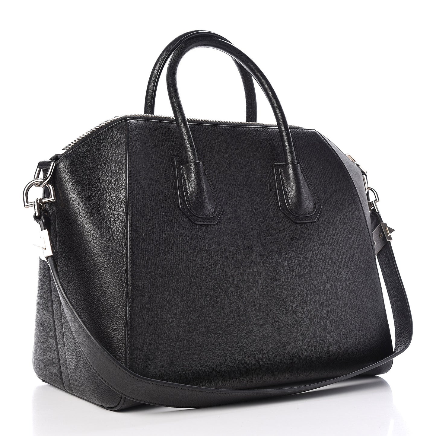 Sugar Goatskin Medium Antigona Black