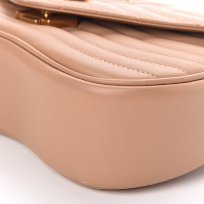 Louis Vuitton Calfskin New Wave Chain MM Noisette 8 of 9