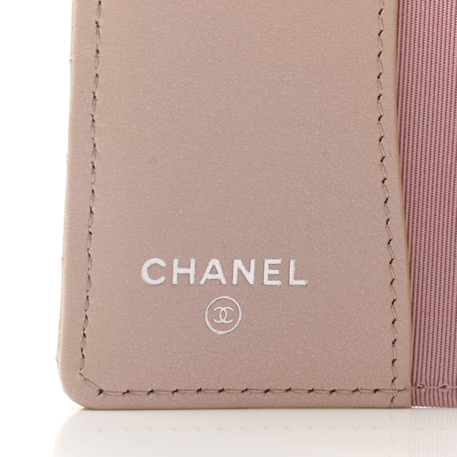 Chanel Iridescent Calfskin Quilted Classic 4 Key Holder Wallet Pink 6 of 8