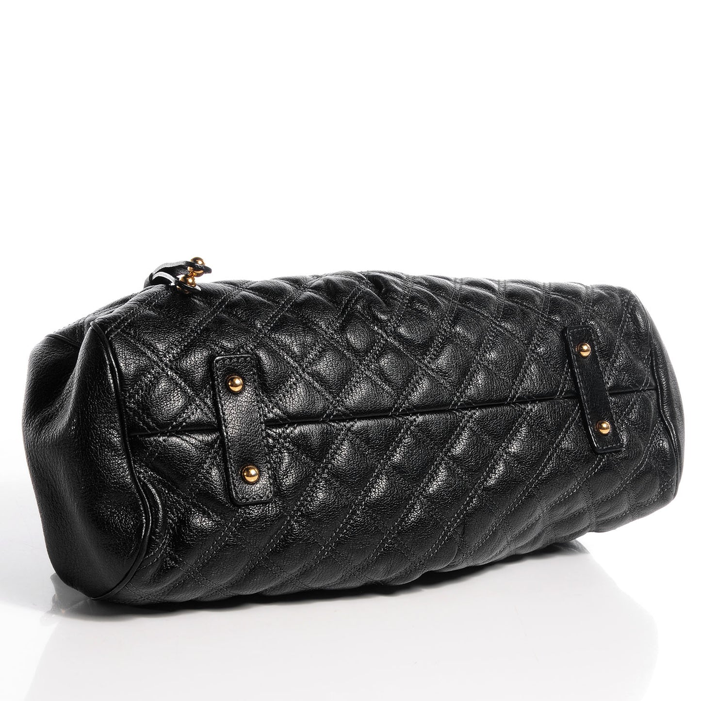 Quilted Calfskin East West Stam Black