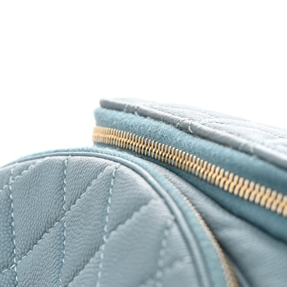 Chanel Caviar Quilted Business Affinity Waist Bag Blue 12 of 13