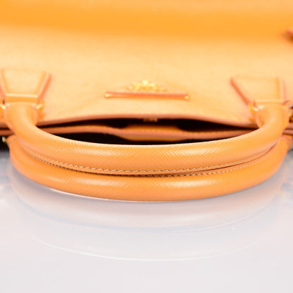 Prada Saffiano Lux Large Tote Orange 8 of 8