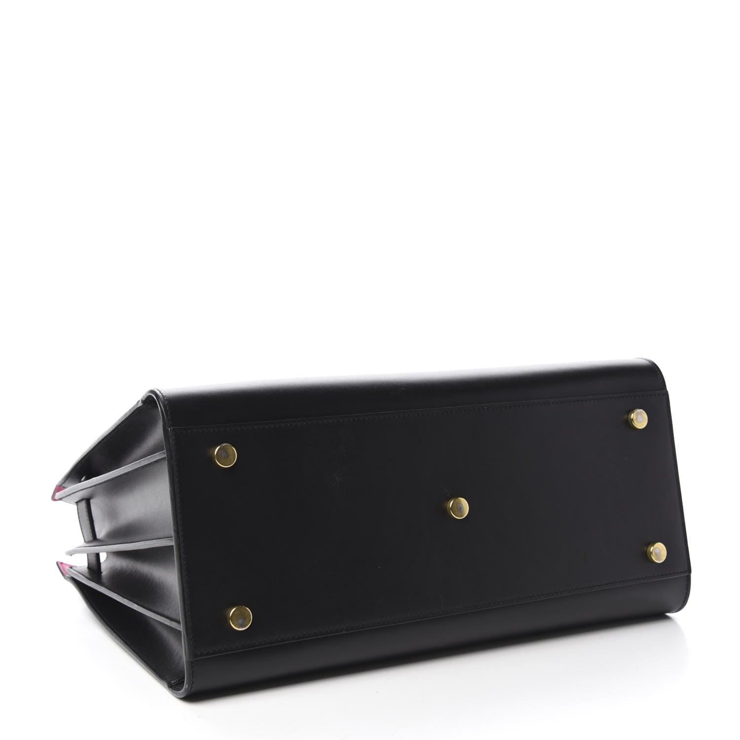 Saint Laurent Calfskin Small Sac De Jour Black Fuchsia 4 of 12