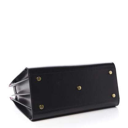 Saint Laurent Calfskin Small Sac De Jour Black Fuchsia 4 of 12