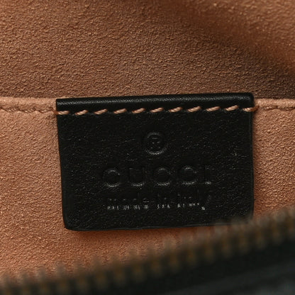 Gucci Calfskin Matelasse GG Marmont Belt Bag 75 30 Black 5 of 14