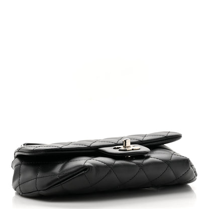 Chanel Calfskin Quilted CC Uniform Flap Belt Bag Black 4 of 10