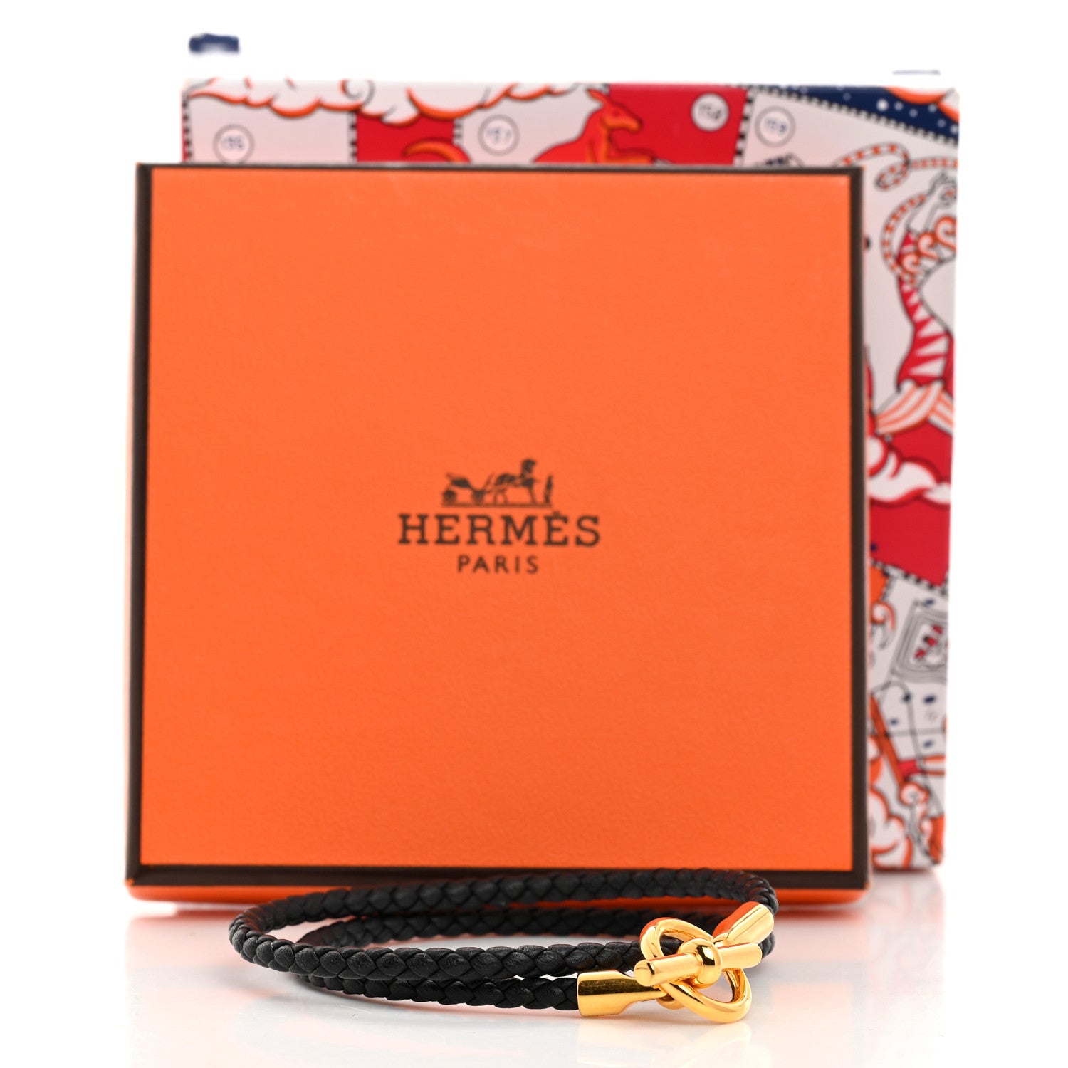 Hermes Swift Glenan Double Tour Bracelet T2 Black 6 of 6