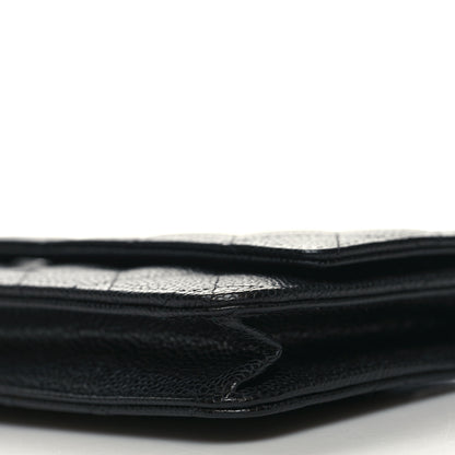 Chanel Caviar Quilted Wallet on Chain WOC Black 11 of 11