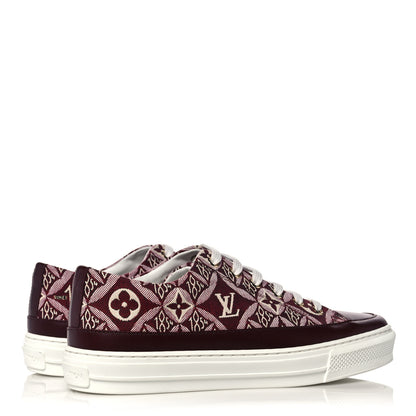 Louis Vuitton Jacquard Since 1854 Stellar Sneakers 37 Bordeaux 4 of 7