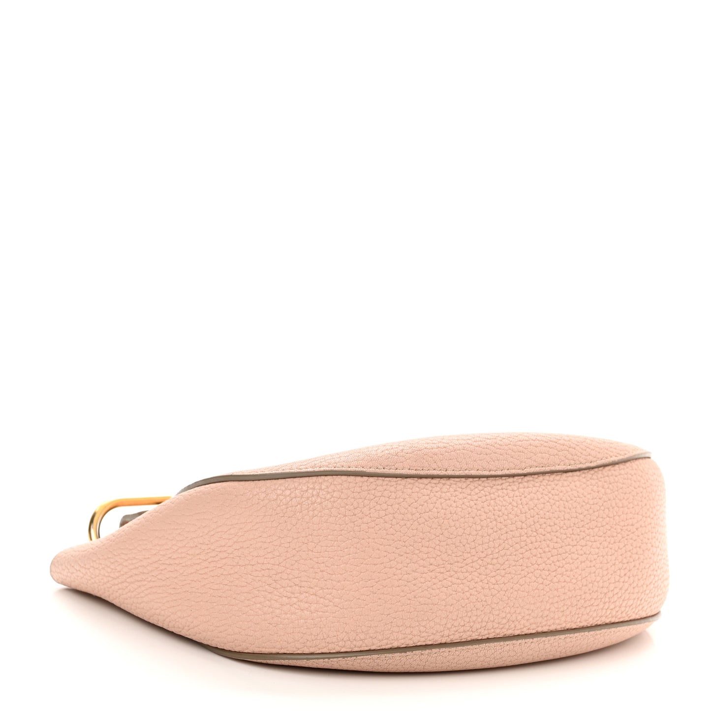Grained Lambskin Drew Shoulder Bag Cement Pink