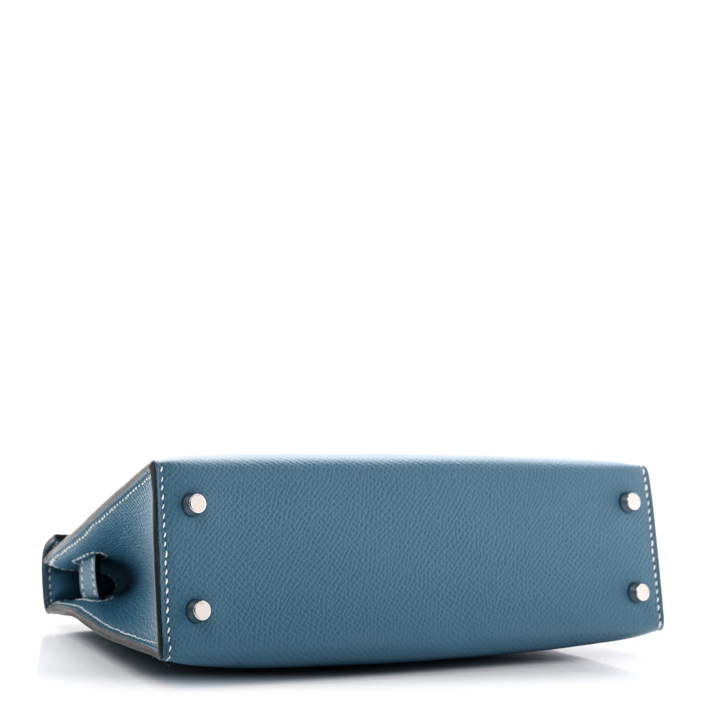 Epsom Mini Kelly Sellier 20 New Blue Jean