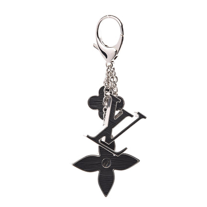 Louis Vuitton Electric Epi Fleur d'Epi Bag Charm Black 1 of 3