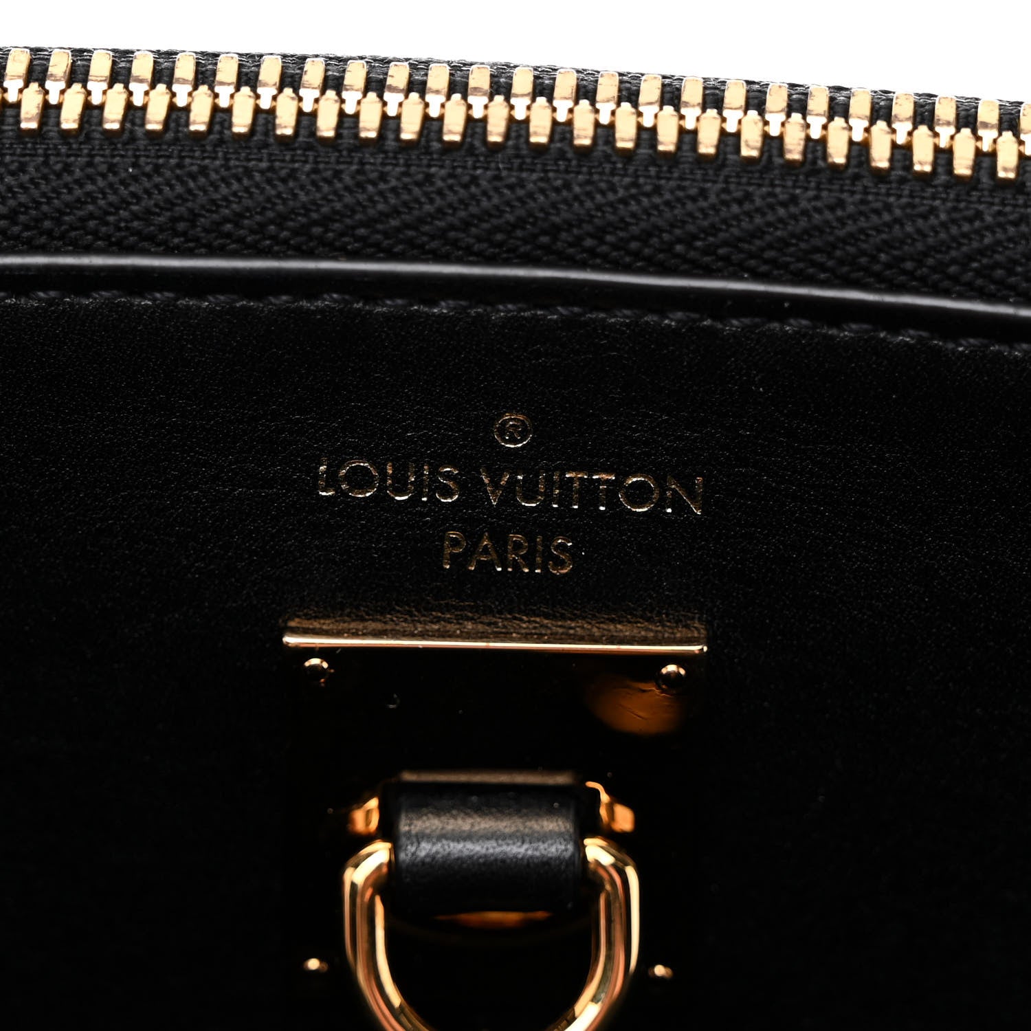 Louis Vuitton Calfskin Golden Light City Steamer MM Black 6 of 9