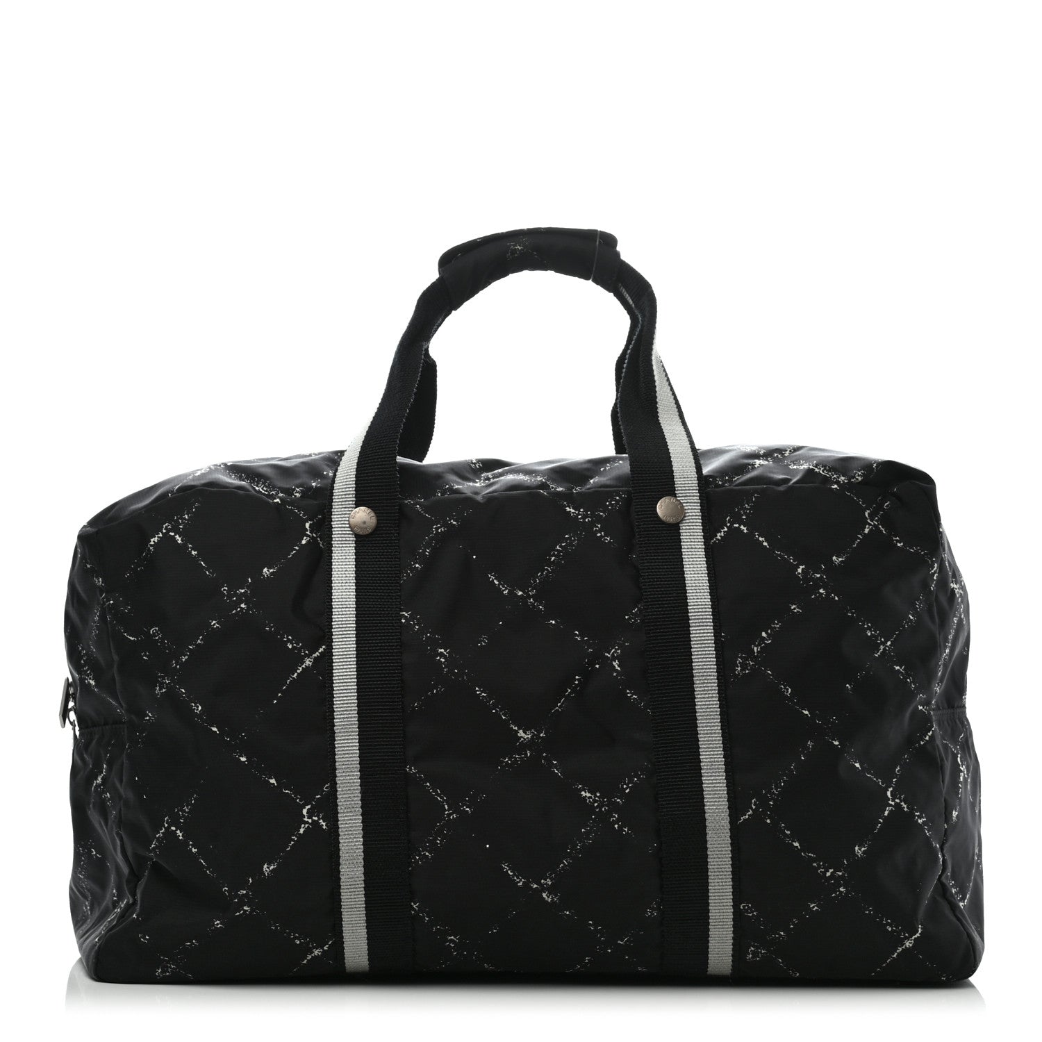 Chanel Nylon Travel Boston Black 1 of 13