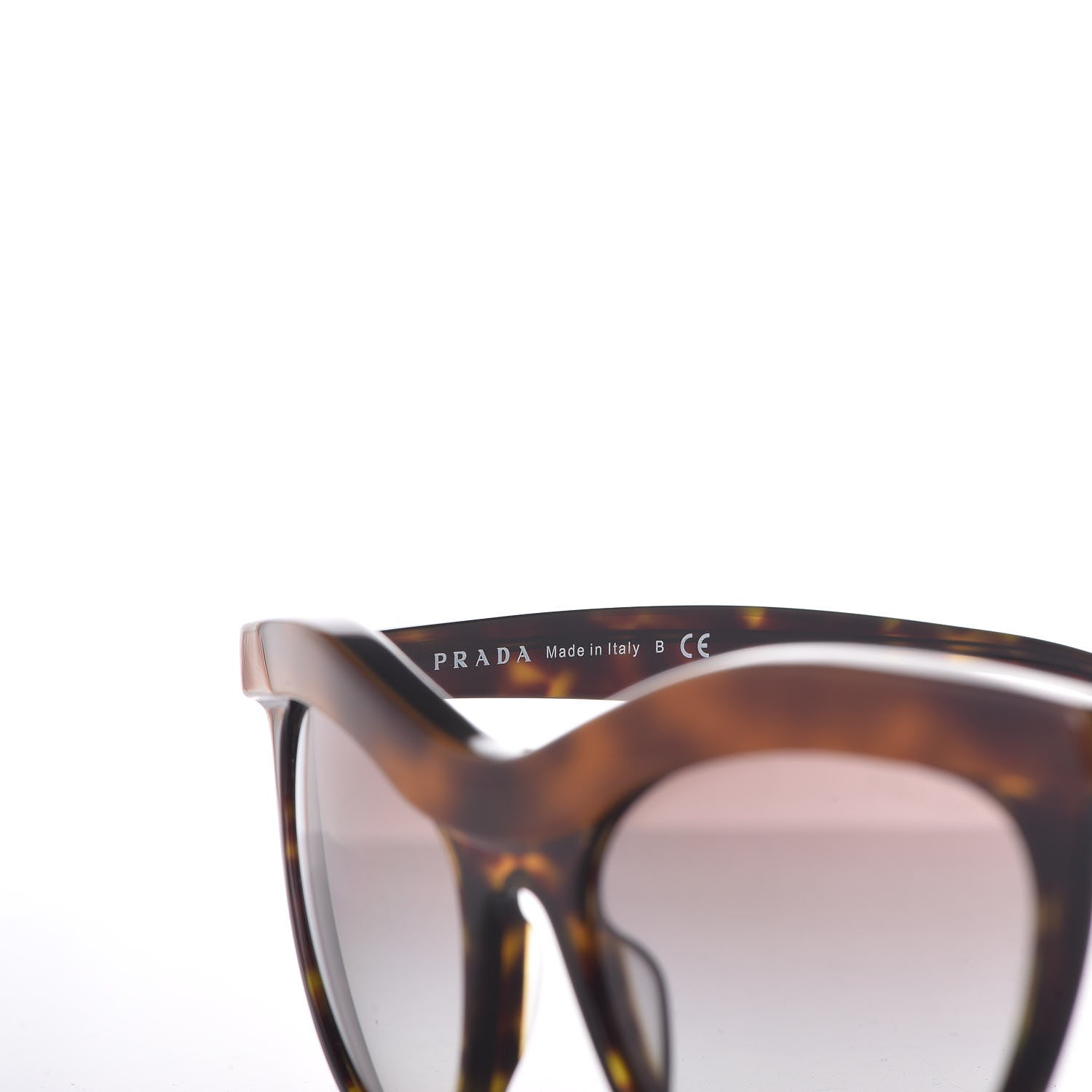 Prada Cat Eye Sunglasses SPR 06P Tortoise 5 of 10