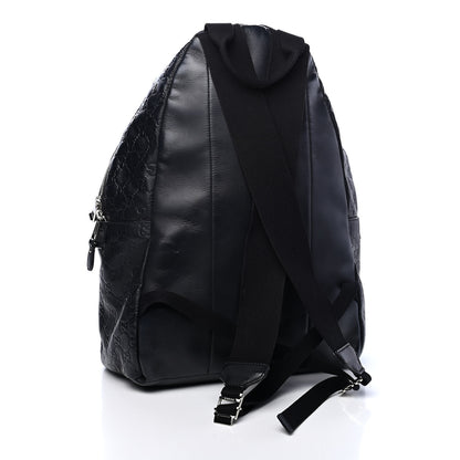 Gucci Guccissima Classic Backpack Black 2 of 8