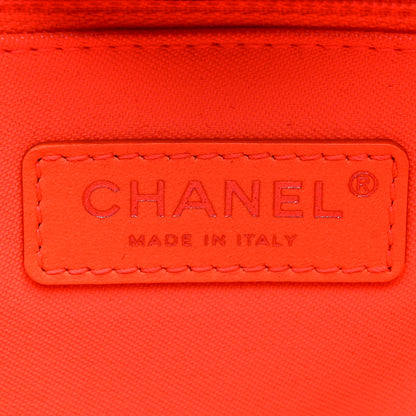 Chanel Mixed Fibers Medium Deauville Tote Blue Orange 13 of 21