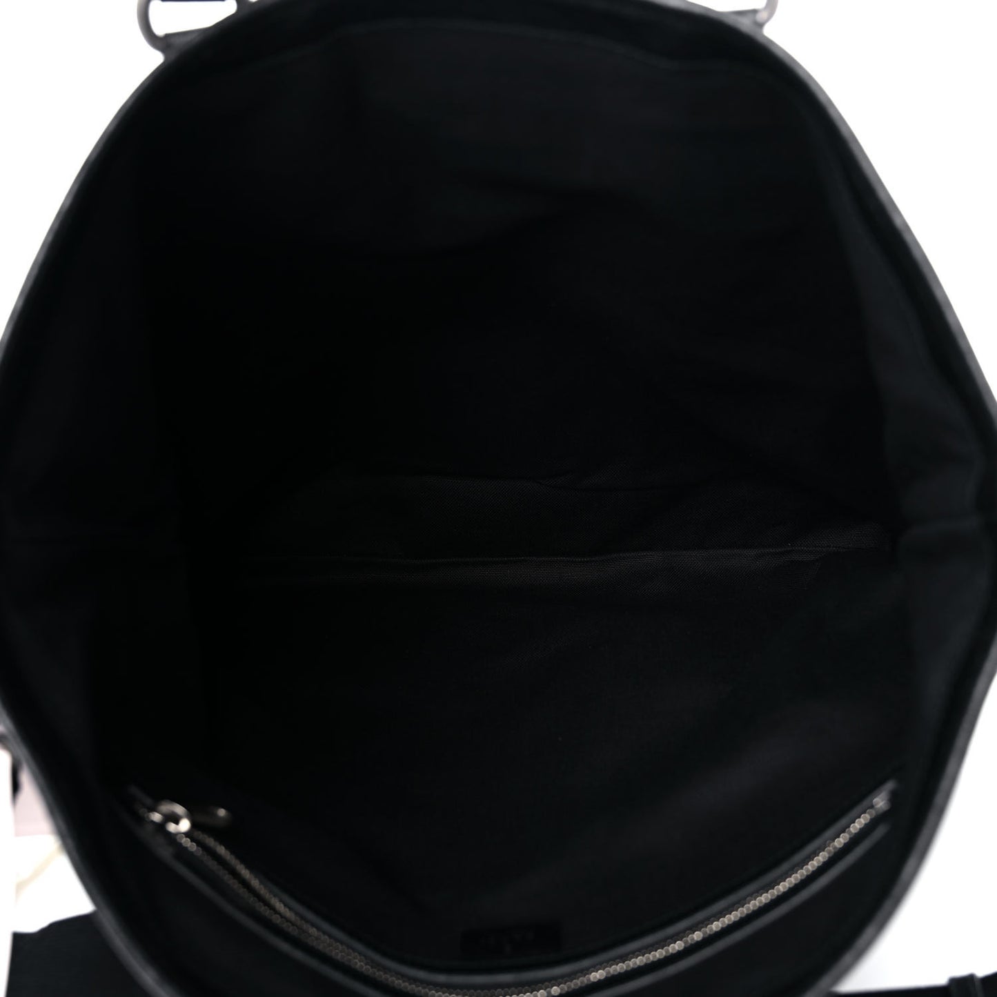 Fluffy Calfskin Morpheus Tote Bag Black