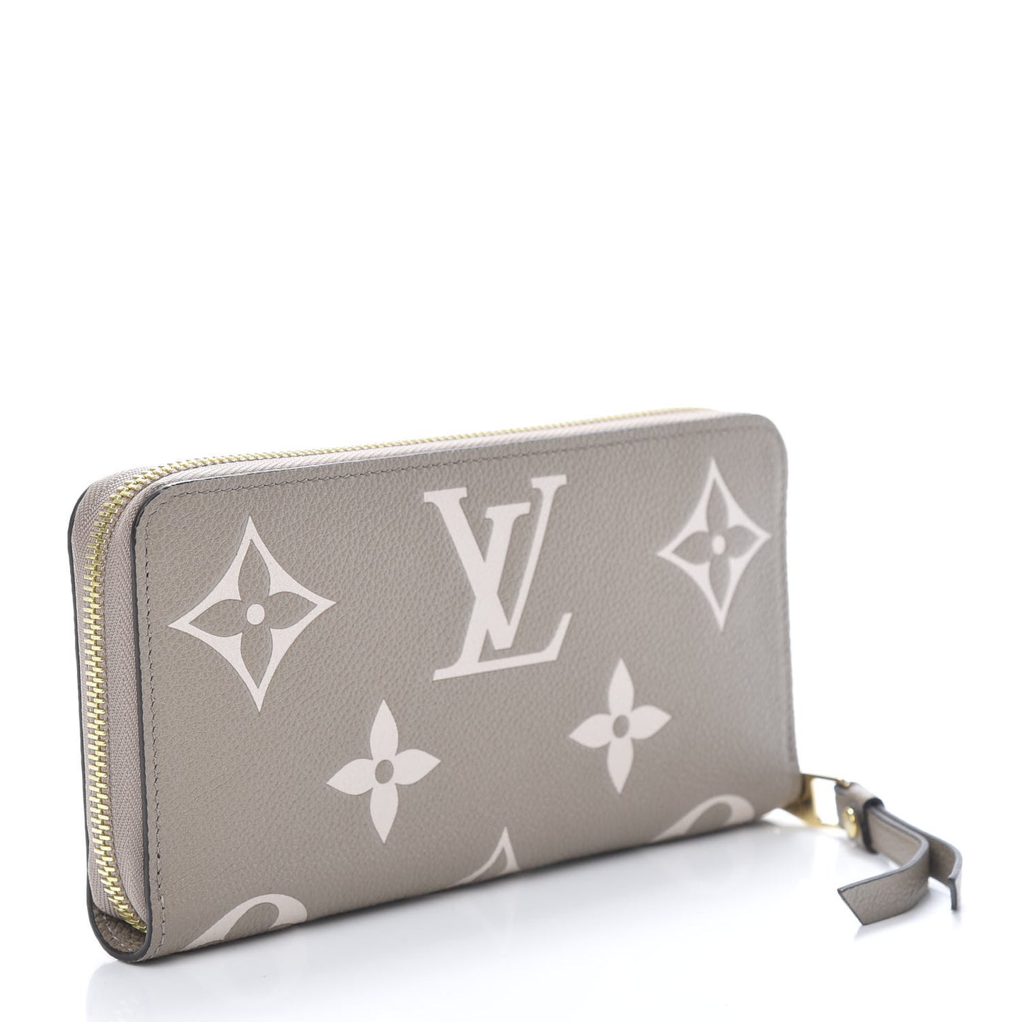 Empreinte Monogram Giant Zippy Wallet Tourterelle Creme