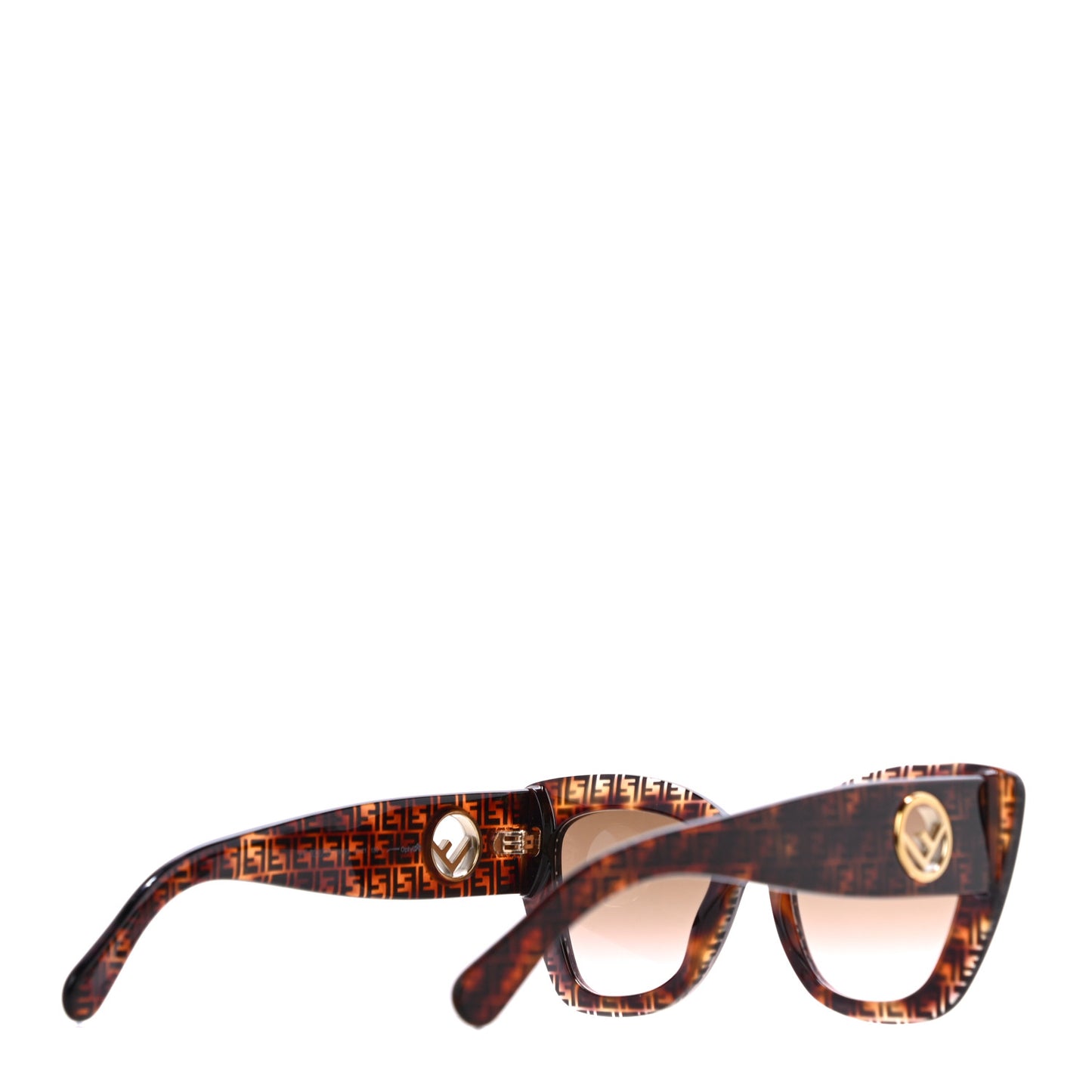 Acetate F is Fendi FF 51mm Cat Eye Sunglasses 0327/S Tortoise Camouflage