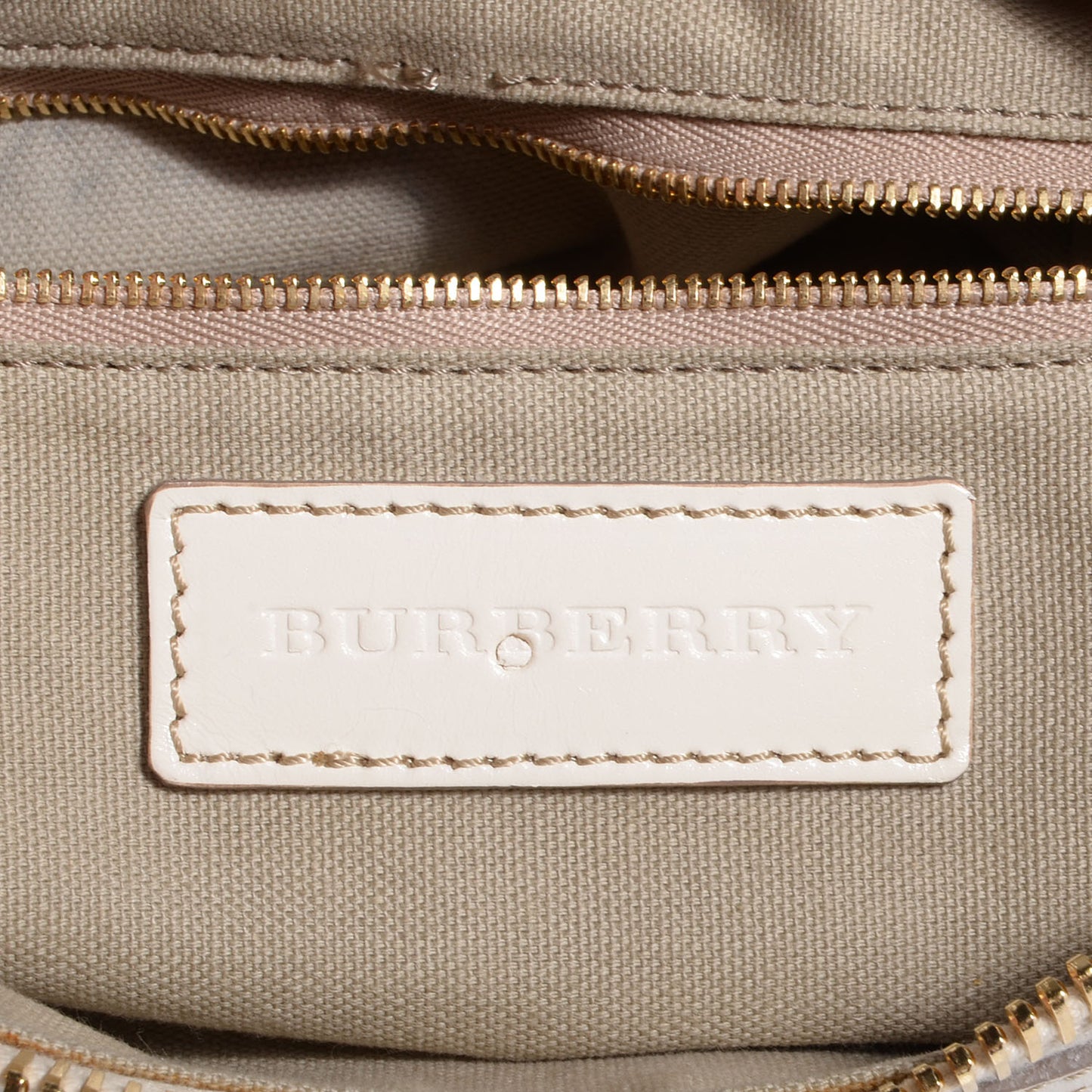 House Check Bridle Calfskin Small Ledbury Hobo White