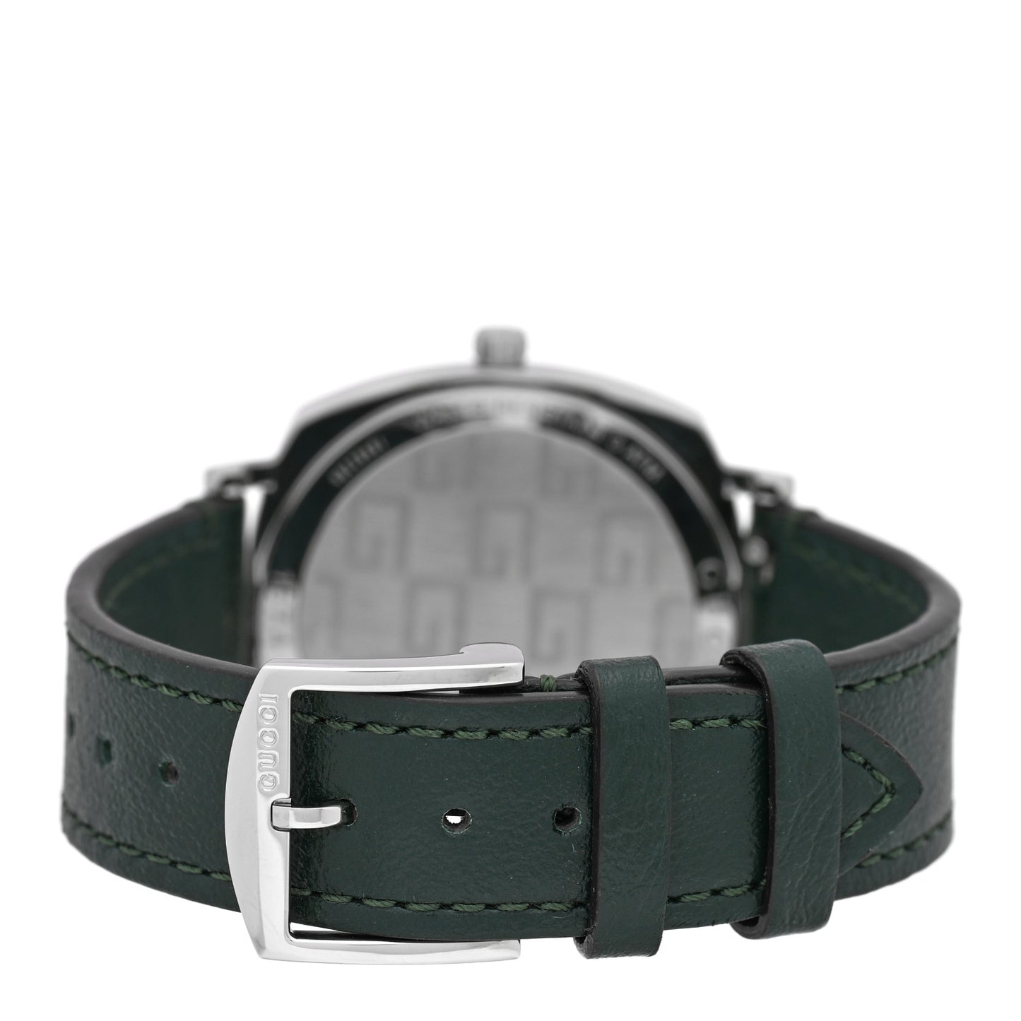 Stainless Steel Calfskin 35mm Grip Quartz Watch Green