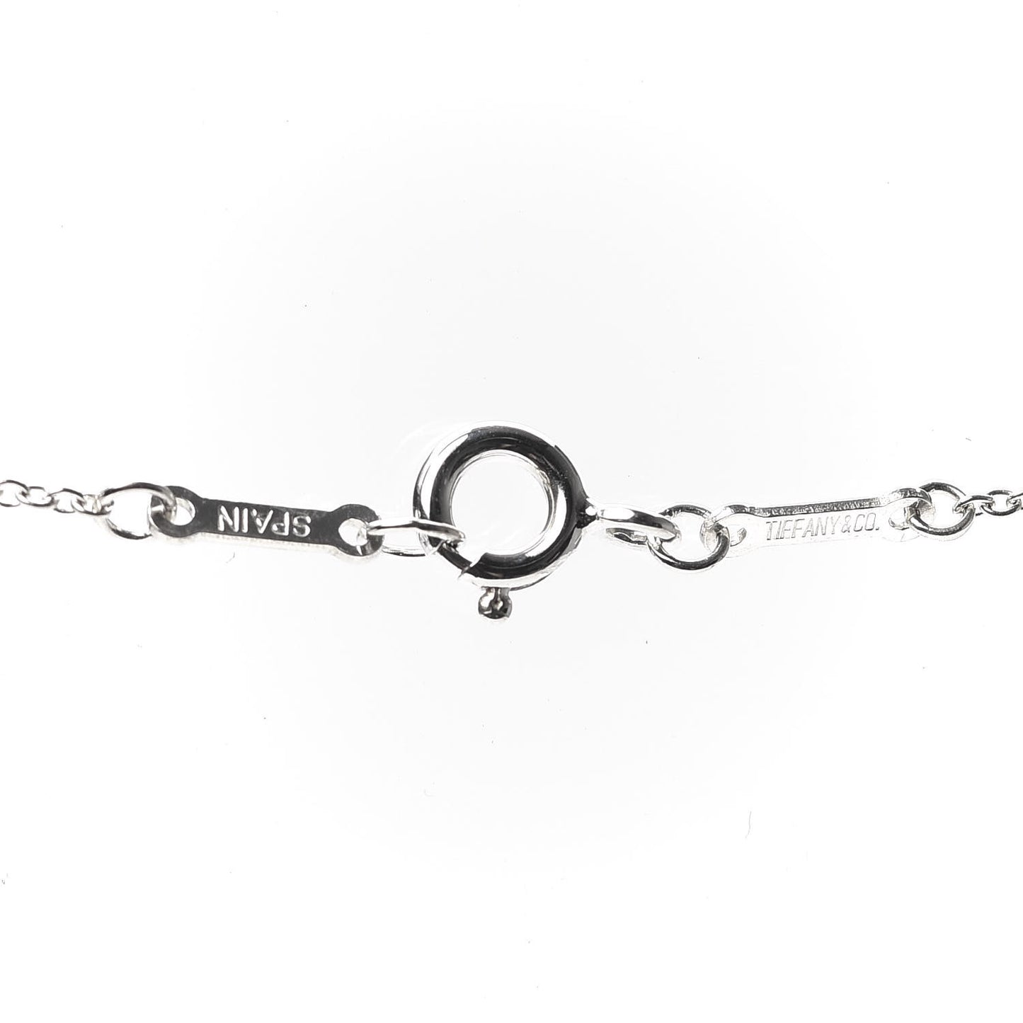Sterling Silver Elsa Peretti Letter M Pendant Necklace