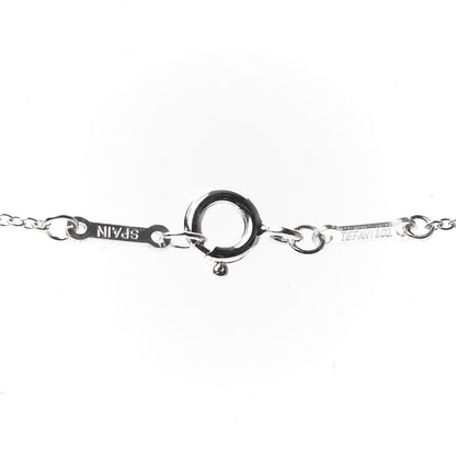 Tiffany Sterling Silver Elsa Peretti Letter M Pendant Necklace 4 of 7