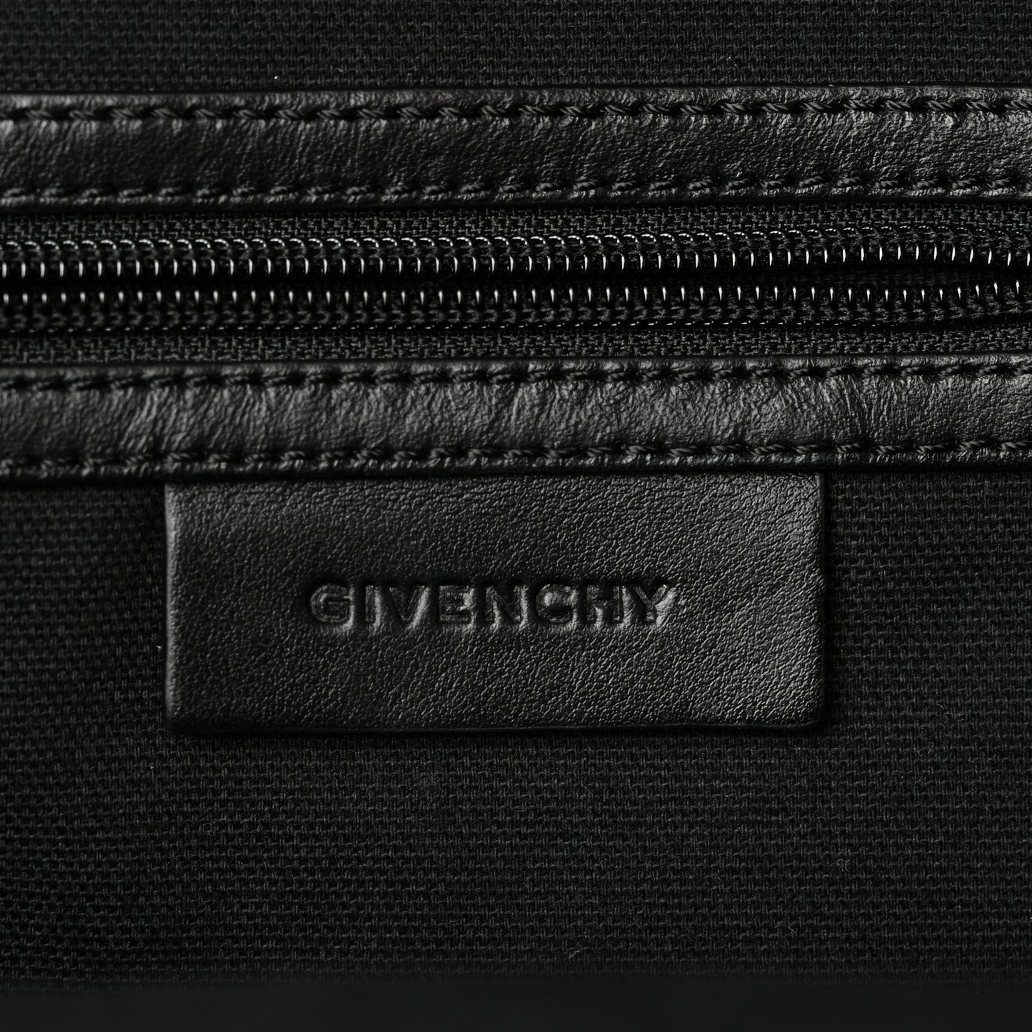 Padded Nylon Small Backpack Black Red