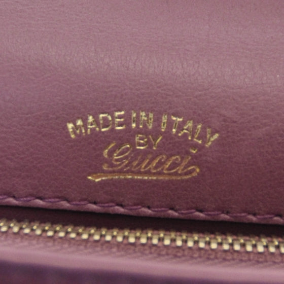 Gucci Calfskin 1973 Shoulder Flap Bag Mauve 8 of 9