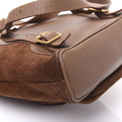 Gucci Suede Bamboo Backpack Brown 8 of 10