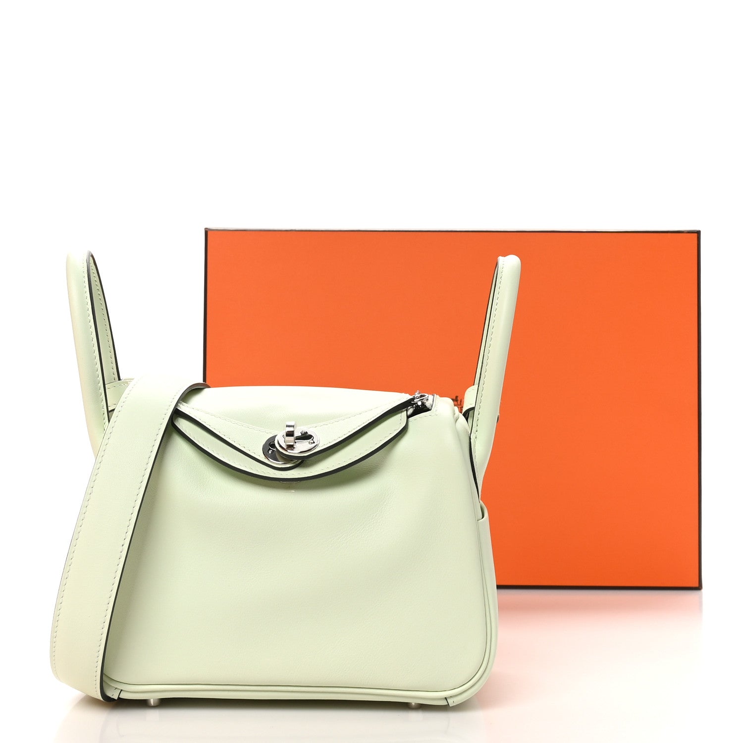 Hermes Swift Mini Lindy 20 Vert Fizz 11 of 11