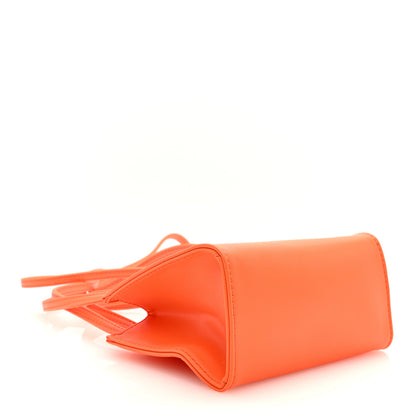 Telfar Vegan Leather Small Shopping Bag Orange 4 of 9
