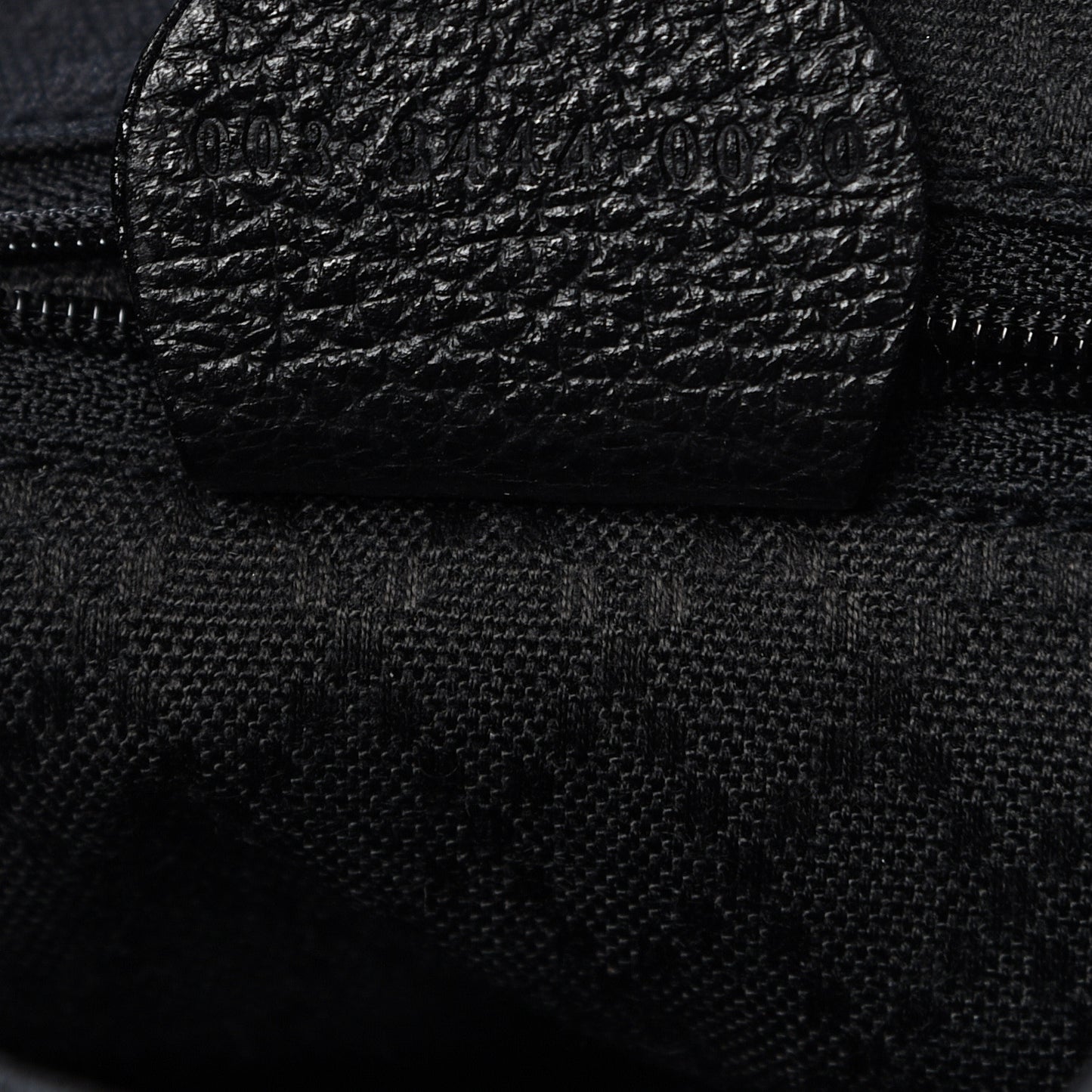 Calfskin Suede Bamboo Backpack Black