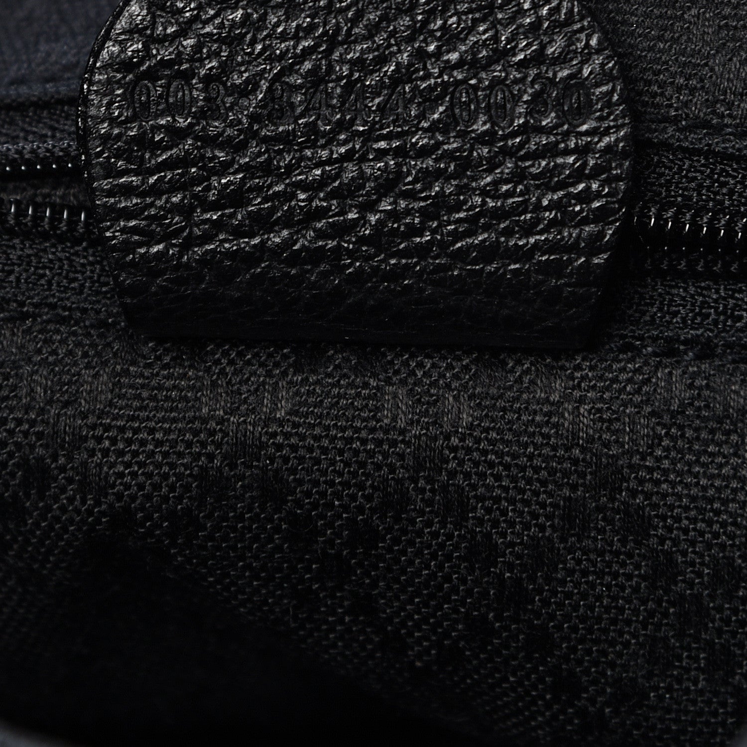 Gucci Calfskin Suede Bamboo Backpack Black 6 of 10