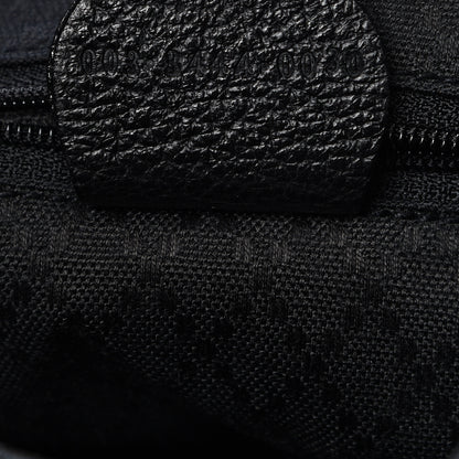 Gucci Calfskin Suede Bamboo Backpack Black 6 of 10