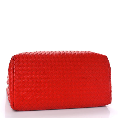 Bottega Veneta Nappa Intrecciato Medium Roma Tote Red 4 of 8