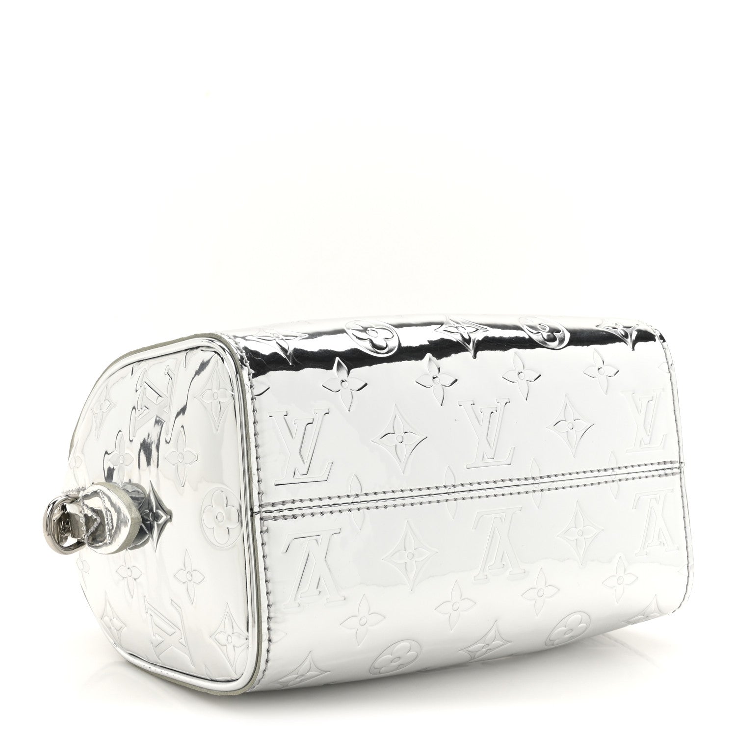 Louis Vuitton Monogram Miroir Speedy Bandouliere 20 Silver 4 of 9