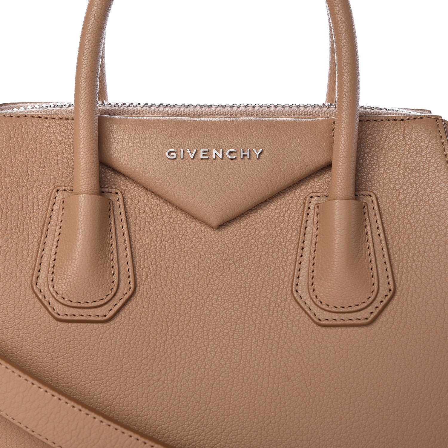 Givenchy Sugar Goatskin Small Antigona Nude 8 of 12