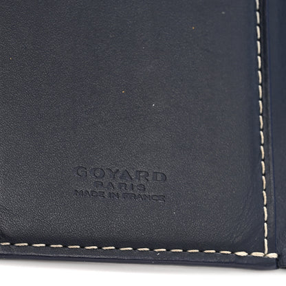 Goyard Goyardine Saint Pierre Card Holder Navy 6 of 9