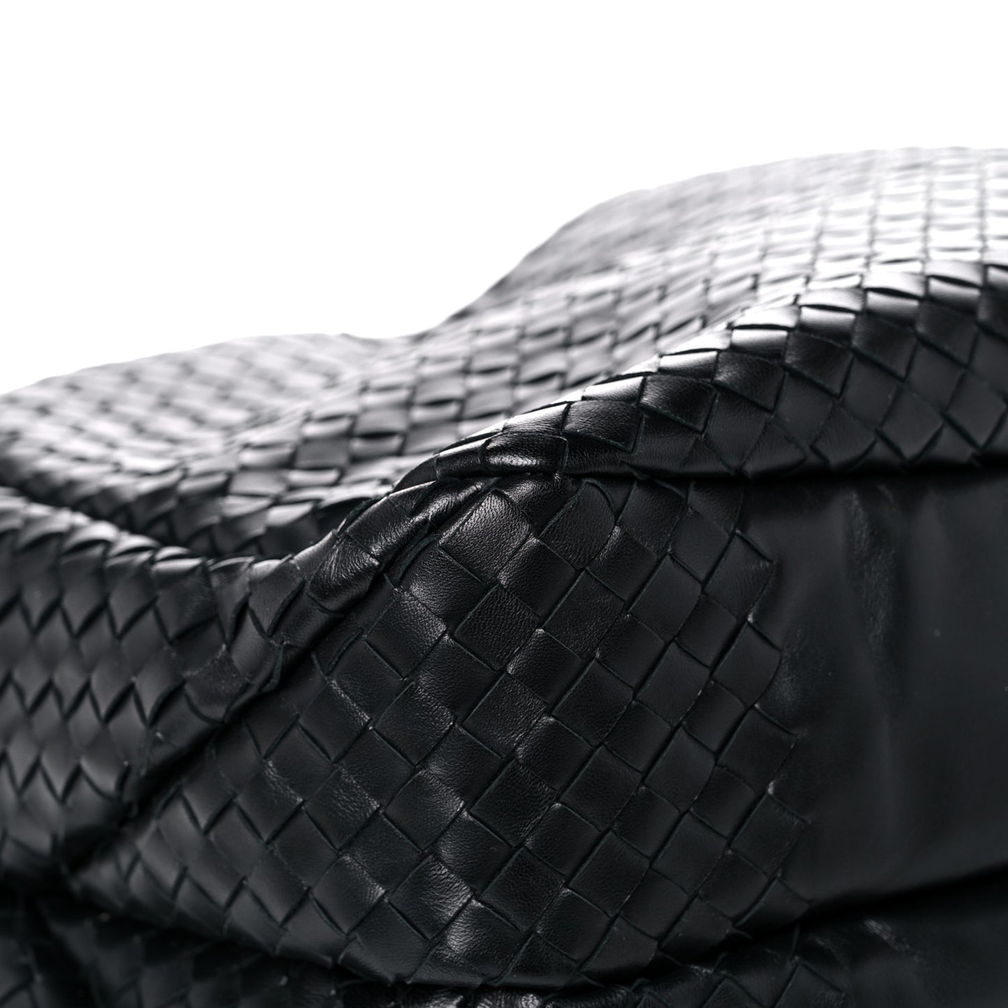 Nappa Intrecciato Large Campana Black